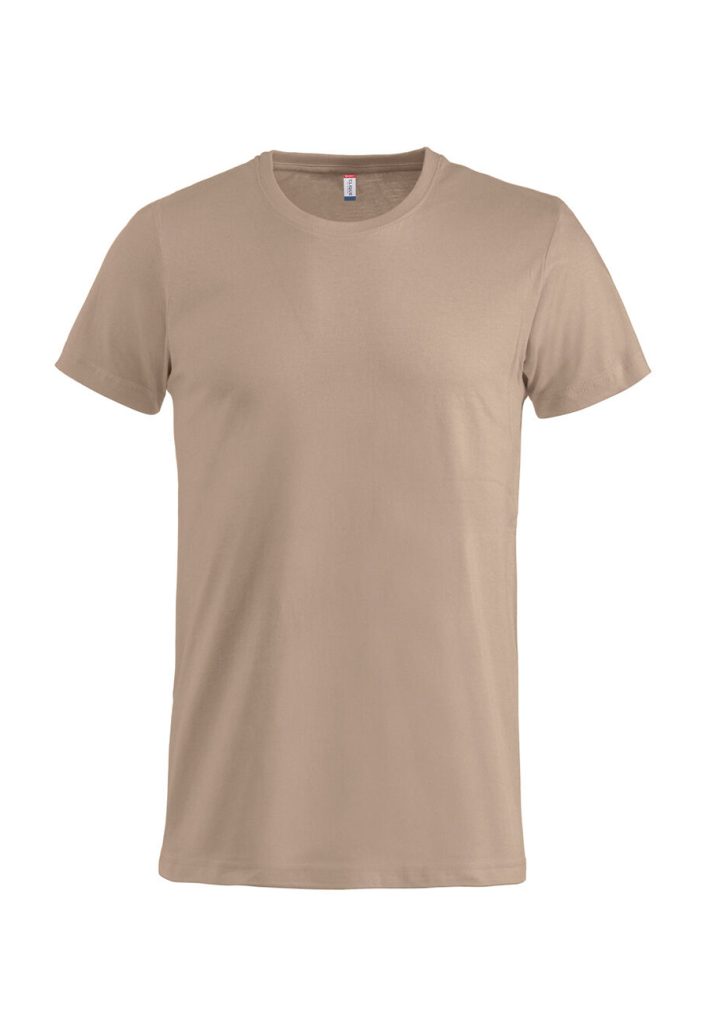 Camiseta básica latte para hombre de manga corta