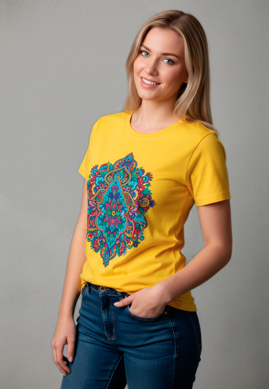 Camiseta Básica Amarilla - Imagen 3