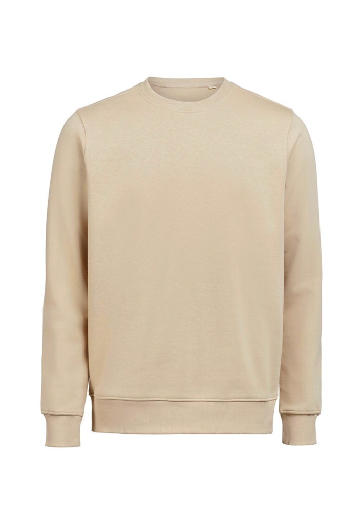 Sudadera arena mujer de manga larga