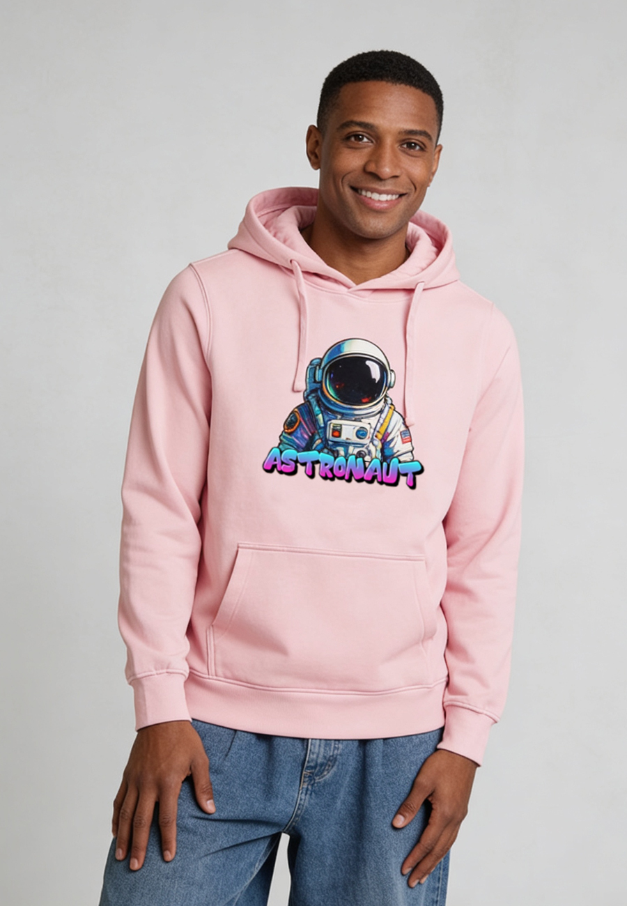 Sudadera Capucha Rosa - Imagen 3