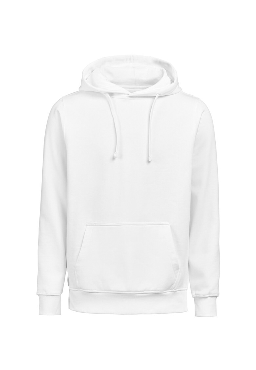 Sudadera capucha blanca de mujer