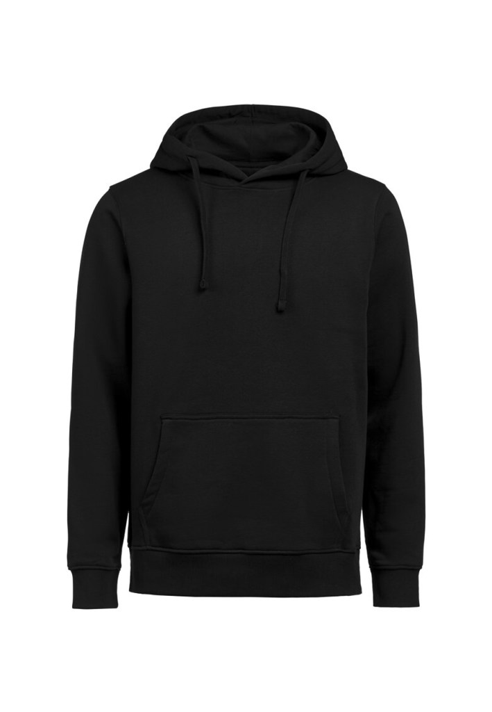 Sudadera capucha negra de hombre